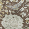 Piper Looms Mayfield Damask AMF1026 Brown Machine Washable Area Rug Swatch Image