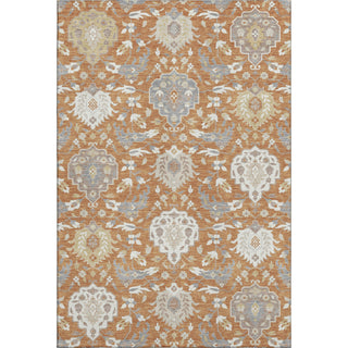 Piper Looms Mayfield Damask AMF1026 Copper Machine Washable Area Rug main image