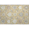 Piper Looms Mayfield Damask AMF1026 Gold Machine Washable Area Rug Scatter Main Image
