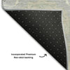 Piper Looms Mayfield Damask AMF1026 Gray Machine Washable Area Rug Backing Image
