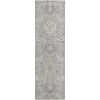 Piper Looms Mayfield Damask AMF1026 Gray Machine Washable Area Rug Runner Main Image