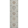 Piper Looms Mayfield Damask AMF1026 Ivory Machine Washable Area Rug Runner Main Image