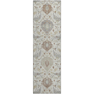 Piper Looms Mayfield Damask AMF1026 Ivory Machine Washable Area Rug Runner Main Image