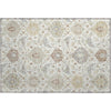 Piper Looms Mayfield Damask AMF1026 Ivory Machine Washable Area Rug Scatter Main Image