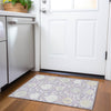 Piper Looms Mayfield Damask AMF1026 Lavender Machine Washable Area Rug Scatter Lifestyle Image Feature