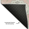 Piper Looms Mayfield Damask AMF1026 Pink Machine Washable Area Rug Backing Image