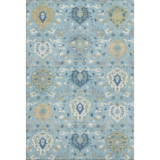 Piper Looms Mayfield Damask AMF1026 Sky Machine Washable Area Rug main image