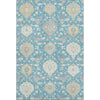 Piper Looms Mayfield Damask AMF1026 Teal Machine Washable Area Rug main image