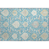 Piper Looms Mayfield Damask AMF1026 Teal Machine Washable Area Rug Scatter Main Image