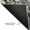 Piper Looms Mayfield Modern AMF1027 Black Machine Washable Area Rug Backing Image