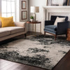 Piper Looms Mayfield Modern AMF1027 Black Machine Washable Area Rug Lifestyle Image Feature