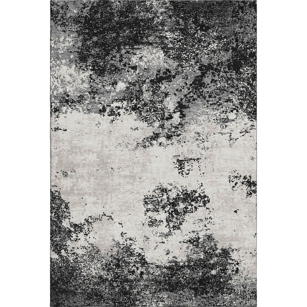 Piper Looms Mayfield Modern AMF1027 Black Machine Washable Area Rug main image
