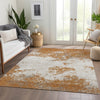 Piper Looms Mayfield Modern AMF1027 Copper Machine Washable Area Rug Lifestyle Image Feature