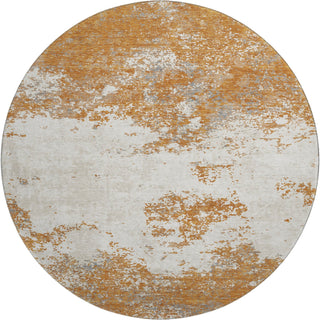 Piper Looms Mayfield Modern AMF1027 Copper Machine Washable Area Rug Round Main Image
