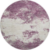 Piper Looms Mayfield Modern AMF1027 Eggplant Machine Washable Area Rug Round Main Image