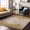 Piper Looms Mayfield Modern AMF1027 Gold Machine Washable Area Rug Lifestyle Image Feature