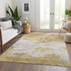 Piper Looms Mayfield Modern AMF1027 Gold Machine Washable Area Rug Lifestyle Image Feature