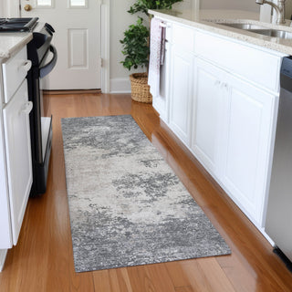Piper Looms Mayfield Modern AMF1027 Gray Machine Washable Area Rug Runner Lifestyle Image Feature
