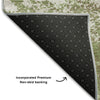 Piper Looms Mayfield Modern AMF1027 Green Machine Washable Area Rug Backing Image