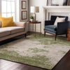 Piper Looms Mayfield Modern AMF1027 Green Machine Washable Area Rug Lifestyle Image Feature