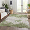 Piper Looms Mayfield Modern AMF1027 Green Machine Washable Area Rug Lifestyle Image Feature