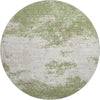 Piper Looms Mayfield Modern AMF1027 Green Machine Washable Area Rug Round Main Image