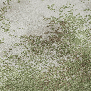 Piper Looms Mayfield Modern AMF1027 Green Machine Washable Area Rug Swatch Image