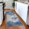 Piper Looms Mayfield Modern AMF1027 Navy Machine Washable Area Rug Runner Lifestyle Image Feature