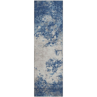 Piper Looms Mayfield Modern AMF1027 Navy Machine Washable Area Rug Runner Main Image