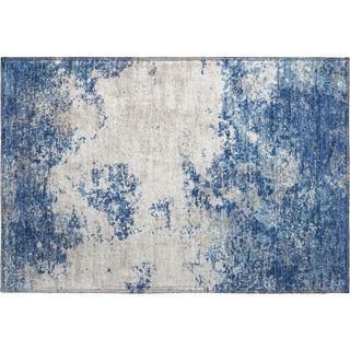 Piper Looms Mayfield Modern AMF1027 Navy Machine Washable Area Rug Scatter Main Image