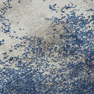 Piper Looms Mayfield Modern AMF1027 Navy Machine Washable Area Rug Swatch Image