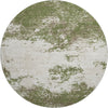 Piper Looms Mayfield Modern AMF1027 Olive Machine Washable Area Rug Round Main Image