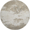 Piper Looms Mayfield Modern AMF1027 Taupe Machine Washable Area Rug Round Main Image