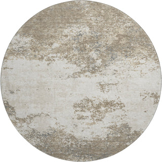 Piper Looms Mayfield Modern AMF1027 Taupe Machine Washable Area Rug Round Main Image