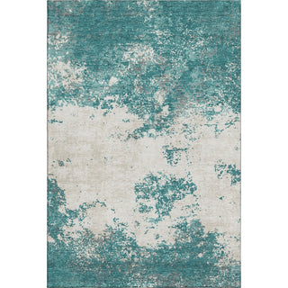 Piper Looms Mayfield Modern AMF1027 Teal Machine Washable Area Rug main image