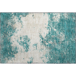 Piper Looms Mayfield Modern AMF1027 Teal Machine Washable Area Rug Scatter Main Image
