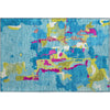 Piper Looms Mayfield Abstract AMF1028 Aqua Machine Washable Area Rug Scatter Main Image