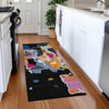 Piper Looms Mayfield Abstract AMF1028 Black Machine Washable Area Rug Runner Lifestyle Image Feature