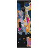 Piper Looms Mayfield Abstract AMF1028 Black Machine Washable Area Rug Runner Main Image