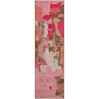 Piper Looms Mayfield Abstract AMF1028 Coral Machine Washable Area Rug Runner Main Image