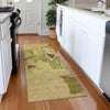 Piper Looms Mayfield Abstract AMF1028 Gold Machine Washable Area Rug Runner Lifestyle Image Feature