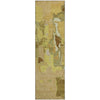 Piper Looms Mayfield Abstract AMF1028 Gold Machine Washable Area Rug Runner Main Image