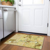 Piper Looms Mayfield Abstract AMF1028 Gold Machine Washable Area Rug Scatter Lifestyle Image Feature