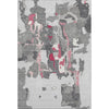 Piper Looms Mayfield Abstract AMF1028 Gray Machine Washable Area Rug main image