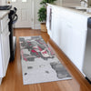 Piper Looms Mayfield Abstract AMF1028 Gray Machine Washable Area Rug Runner Lifestyle Image Feature