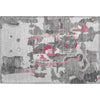 Piper Looms Mayfield Abstract AMF1028 Gray Machine Washable Area Rug Scatter Main Image