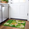 Piper Looms Mayfield Abstract AMF1028 Green Machine Washable Area Rug Scatter Lifestyle Image Feature