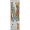 Piper Looms Mayfield Abstract AMF1028 Ivory Machine Washable Area Rug Runner Main Image