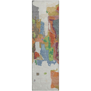 Piper Looms Mayfield Abstract AMF1028 Ivory Machine Washable Area Rug Runner Main Image