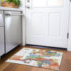 Piper Looms Mayfield Abstract AMF1028 Ivory Machine Washable Area Rug Scatter Lifestyle Image Feature